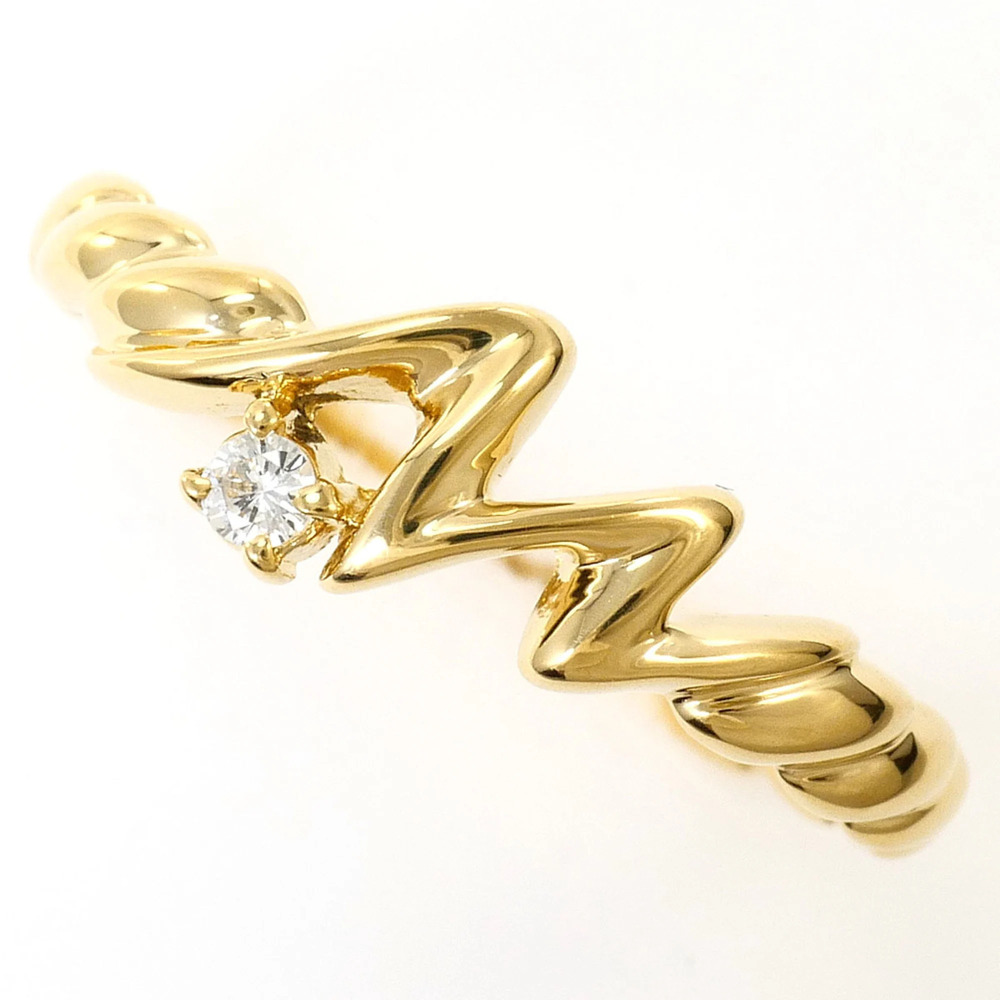 VINTAGE 18k Gold Diamond Ring
